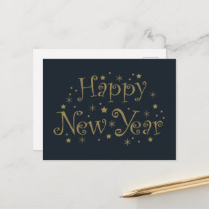 Happy New Year Celebrate Event Holiday Postcard