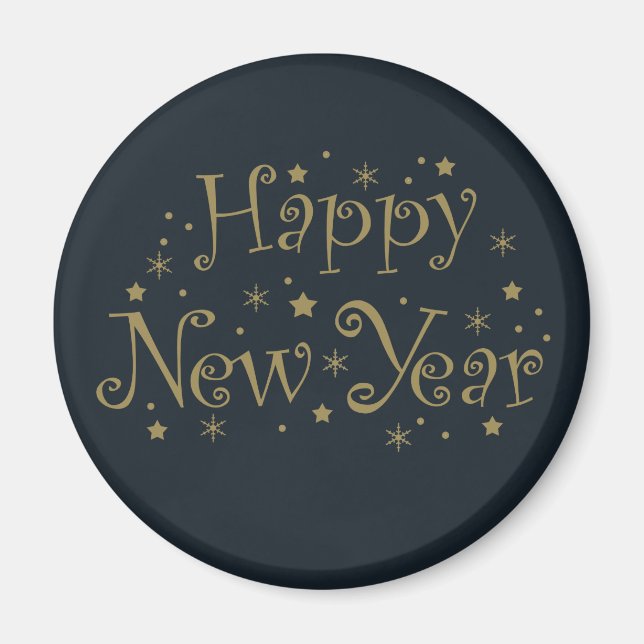 happy new year celebrate event magnet (Front)