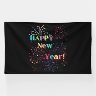 Happy New Year Celebration 6x10 Vinyl Banner