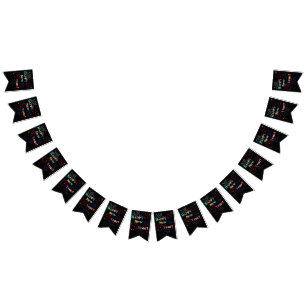 Happy New Year Celebration Bunting Banner