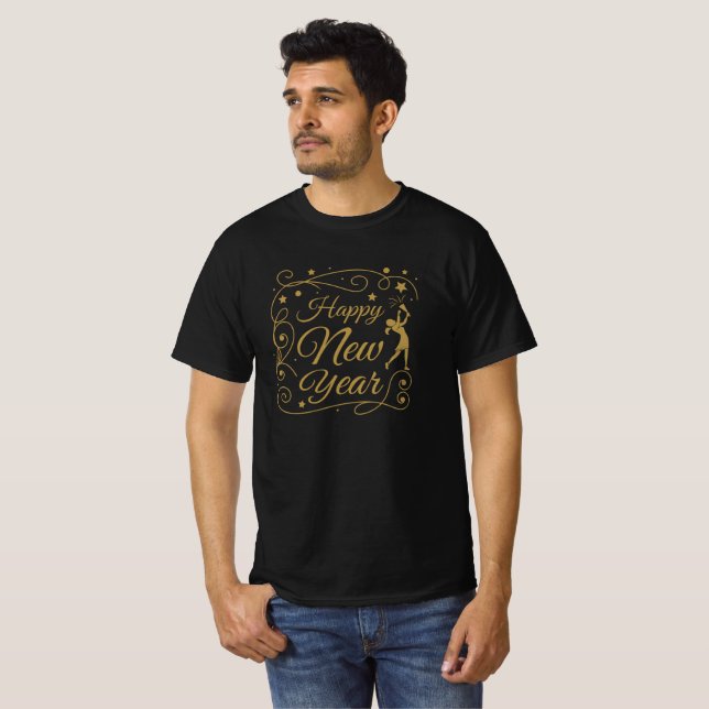 Happy New Year Celebration T-Shirt (Front Full)