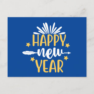 Happy New Year Celebrations Postcard