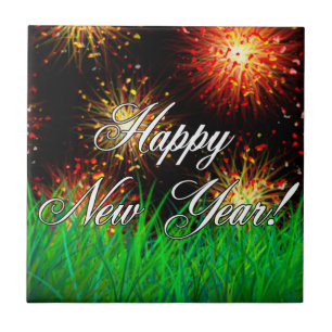 Happy New Year! Ceramic Tile