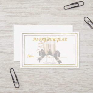 Happy New Year Champagne Gift Card