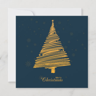 Happy New Year Christmas Tree Invitation