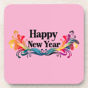 Happy New Year Coaster