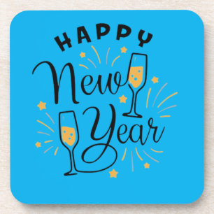 Happy New Year Coaster