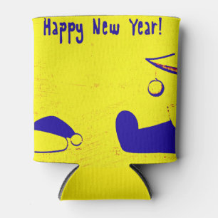 Happy New Year Coos Can Cooler