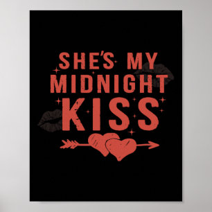 Happy New Year Couples She's My Midnight Kiss Vale Poster