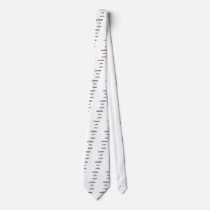 Happy new year Croatian Glagolitic font Tie