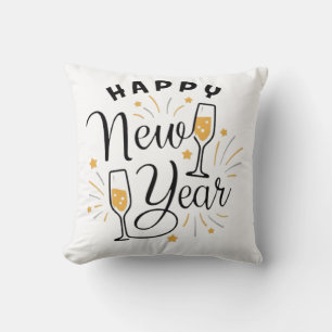 Happy New Year  Cushion