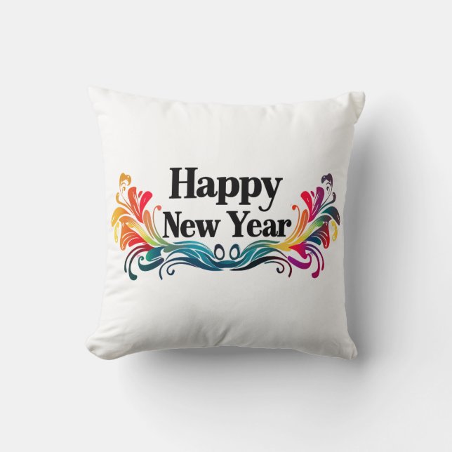 Happy New Year Cushion (Front)