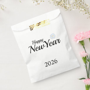 Happy New Year Custom Present Favour Bag