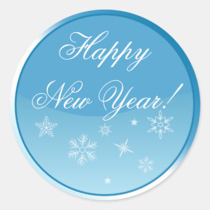Happy New Year Customisable Sticker