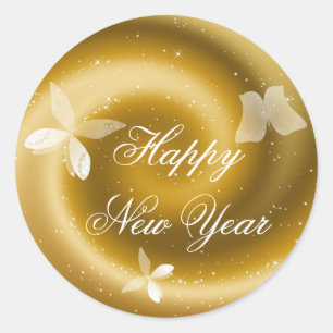 Happy New Year Customisable Sticker