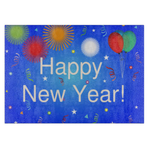 HAPPY NEW YEAR CUTTING BOARD
