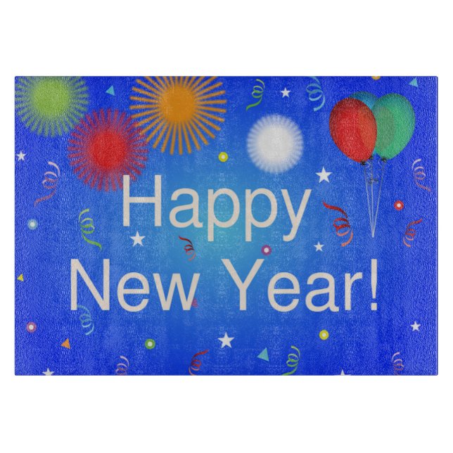 HAPPY NEW YEAR CUTTING BOARD (Front)