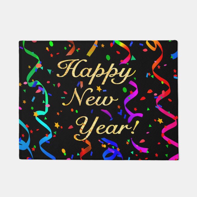 "Happy New Year!" doormat (Front)
