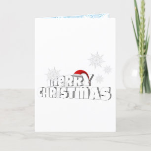 Happy New Year Elegant Christmas  Decorations  Holiday Card