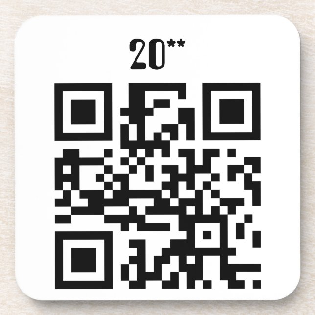 Happy New Year - English Coaster (Front)