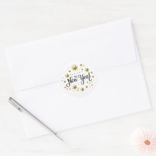 Happy New Year! Envelope Seal Sticker