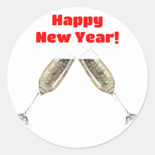 Happy New Year Envelope Seals