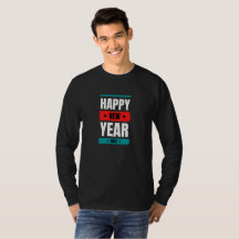 Happy New Year Eve 2025 Long Sleeves Men's T-Shirt