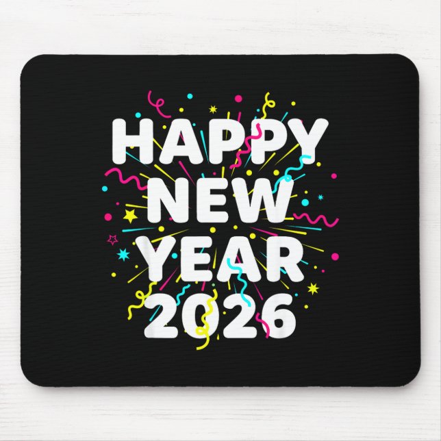 Happy New Year Eve Party 2026 Nye Family Matching  Mouse Pad (Front)
