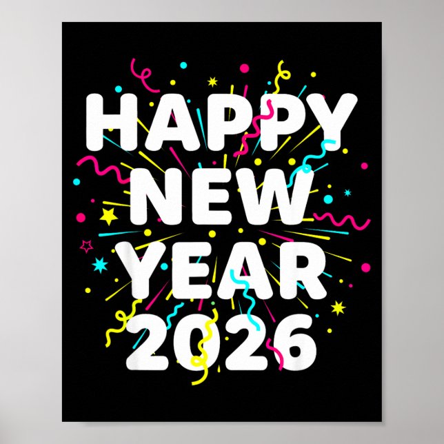 Happy New Year Eve Party 2026 Nye Family Matching  Poster (Front)