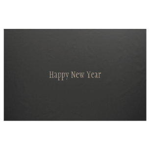 Happy New Year Fabric