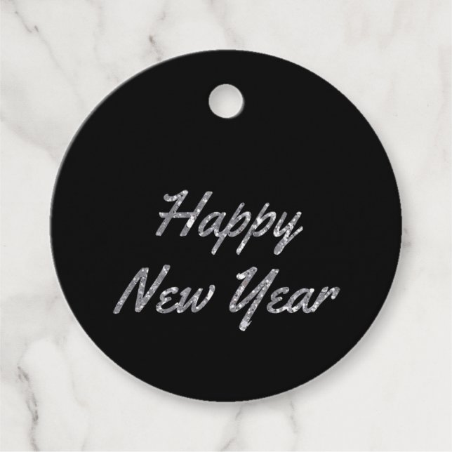 Happy New Year - Favour Tags (Front)