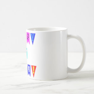 Happy New Year Flags Coffee Mug
