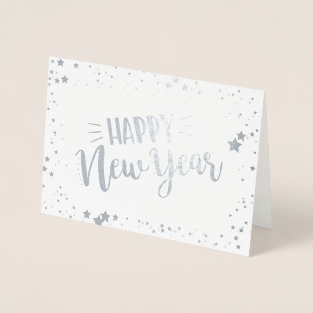 Happy New Year Foil Card (Front)