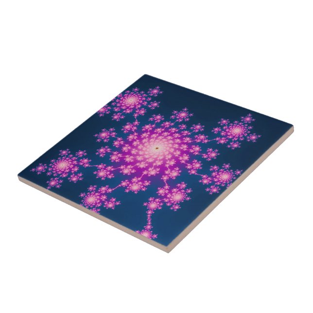 Happy New Year Fractal Tile (Side)