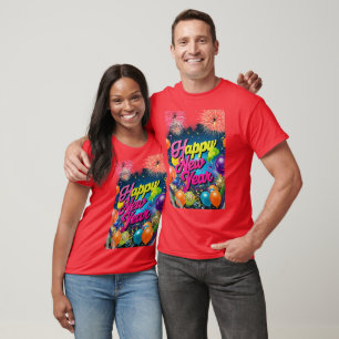 Happy New Year, Fresh Beginnings Await T-Shirt