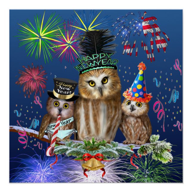 HAPPY NEW YEAR FROM ALL OF US! POSTER (Front)