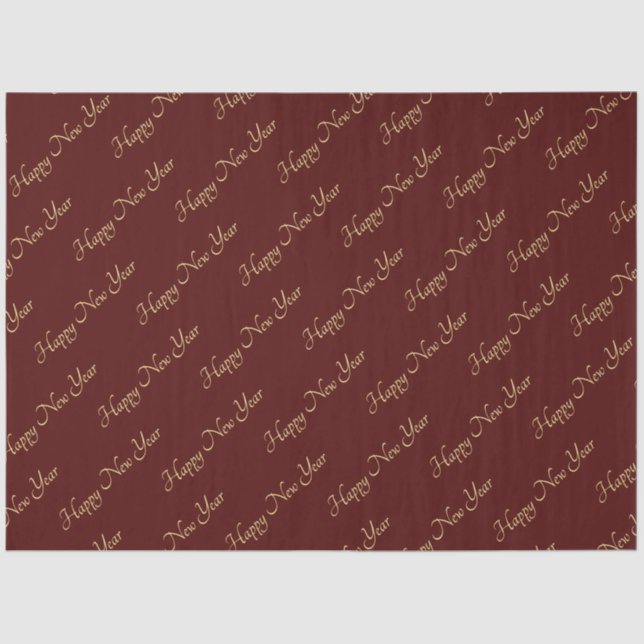 happy new year full of love tissue paper (Front)