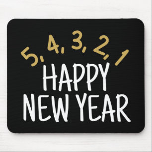 Happy New Year Funny Mouse Pad
