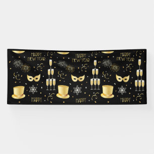 Happy New Year GB 4x10 Vinyl Banner