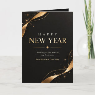 Happy New Year Greeting , A New Year A New Chapter Thank You Card
