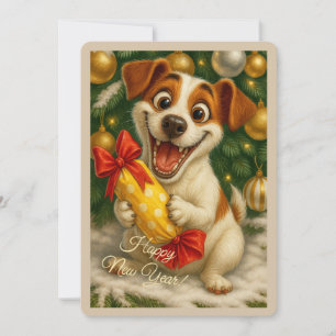 Happy New Year Greeting Card