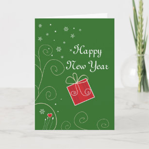 Happy New Year Greeting Card