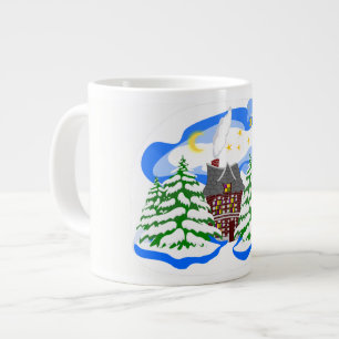 Happy New Year greeting Large Coffee Mug