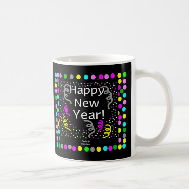 Happy New Year Greetings Coffee Mug (Right)