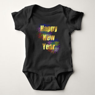 Happy New Year Holiday Baby Bodysuit