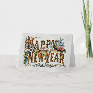 Happy New Year Holiday Card