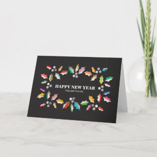 HAPPY NEW YEAR HOLIDAY CARD