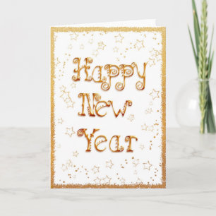 Happy New Year Holiday Card