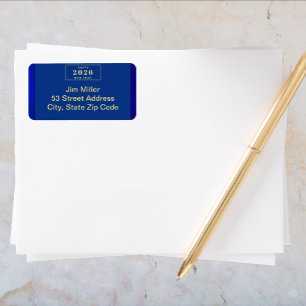 Happy New Year Holiday Label