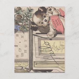 Happy New Year Holiday Postcard